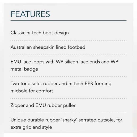 EMU Australia Blurred
Black / Australian sheepskin / Women's Boots / New in Box. - Picture 16 of 16